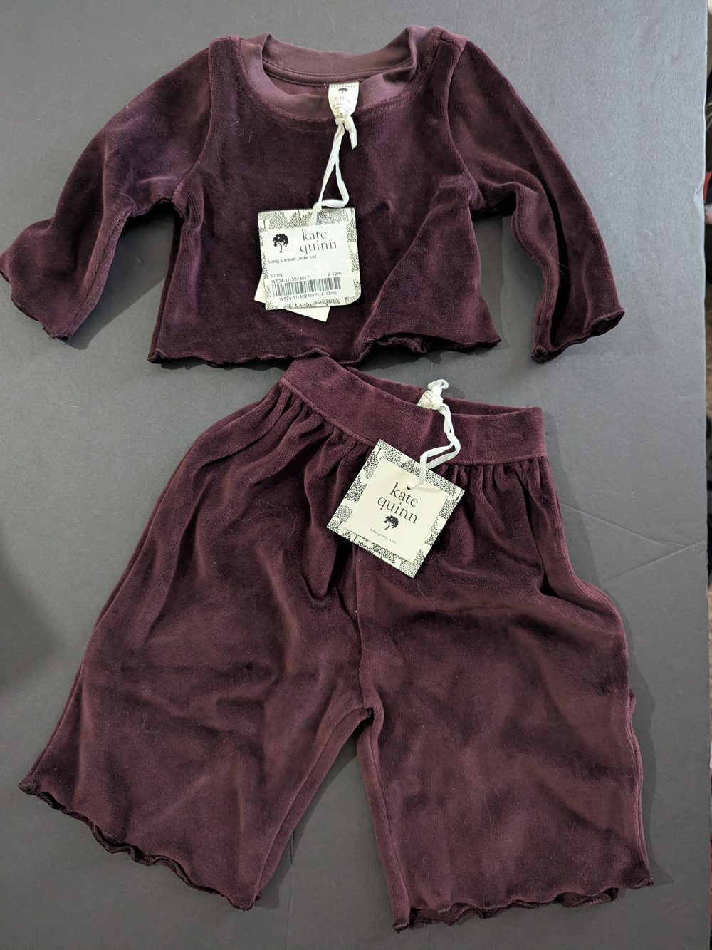 Kate Quinn Long Sleeve Jade Set Turnip 6-12